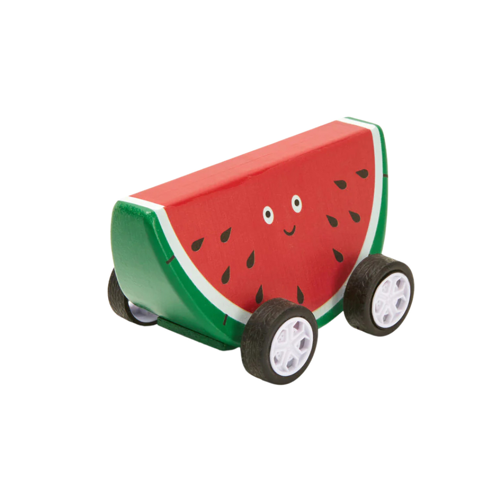 Kikkerland Fruit-Fun Watermelon Pullback Car