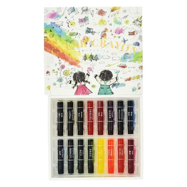 Kokuyo Clear 16 Piece Crayon Set