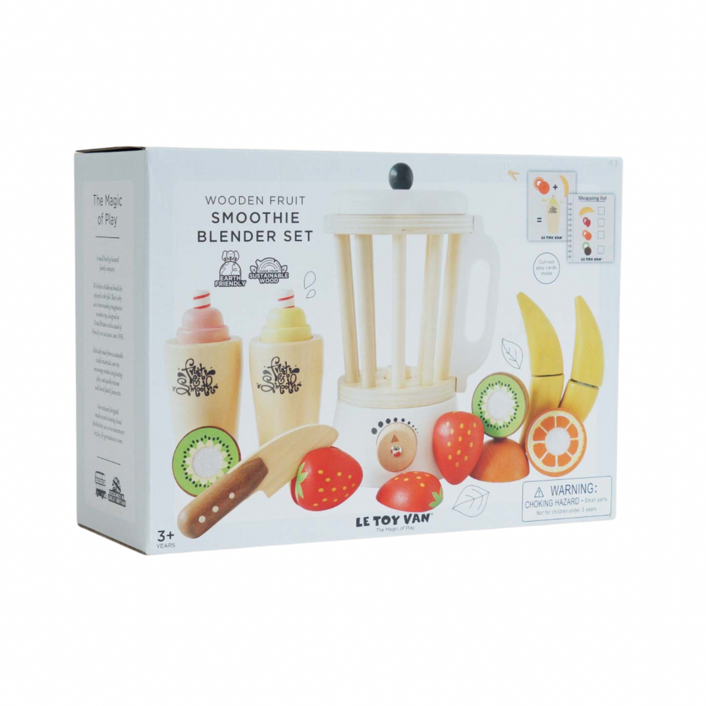 Le Van Toys Wooden Fruit Smoothie Blender Set