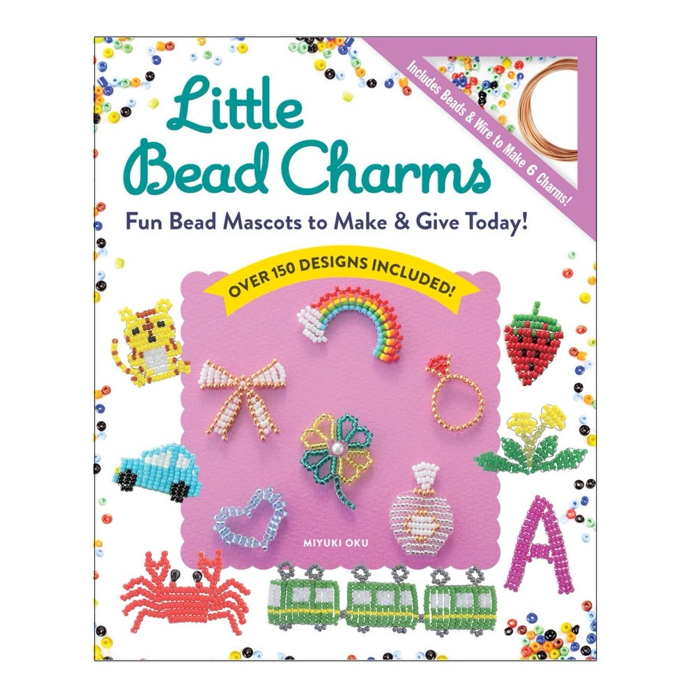 Little Bead Charms DIY Book with Supplies by Miyuki Oku