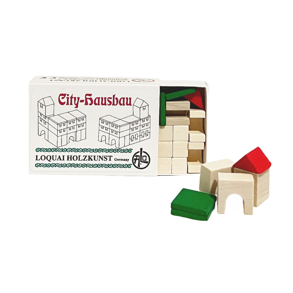 Loquai Holzkunst Mini Matchbox · Construct a City