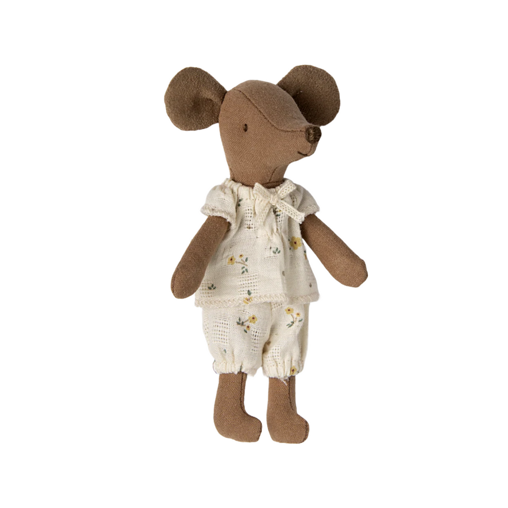 Maileg Matchbox Mouse · Big Sister in Nightgown