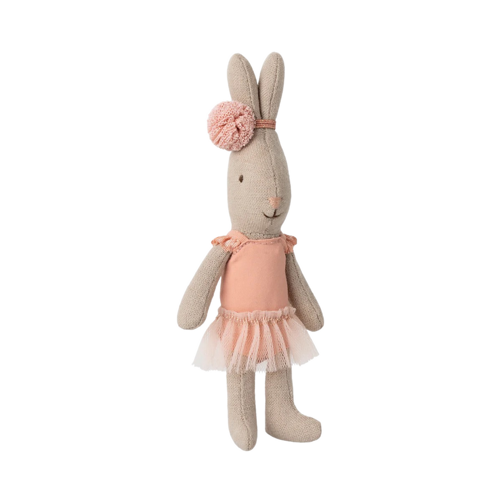 Maileg Micro Rabbit in Ballet Suit and Rose Skirt