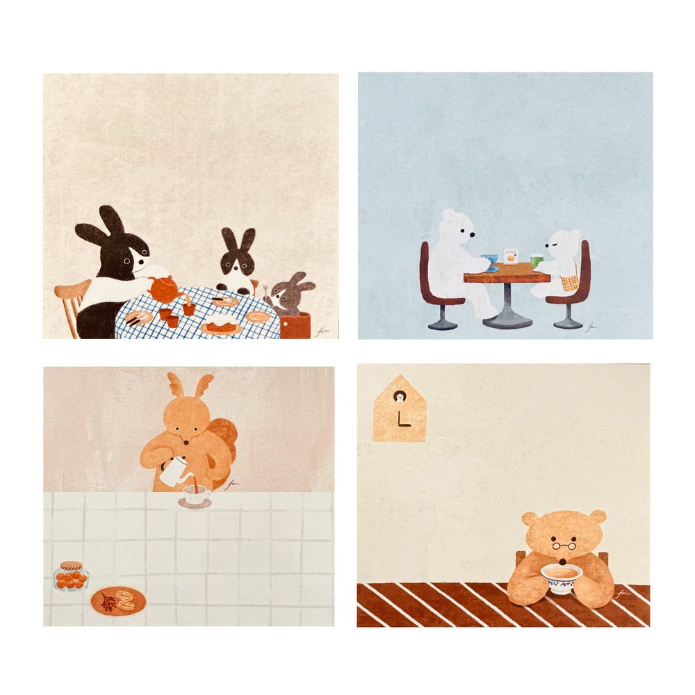 Mariko Fukuoka Block Memo Pad · Tea Time