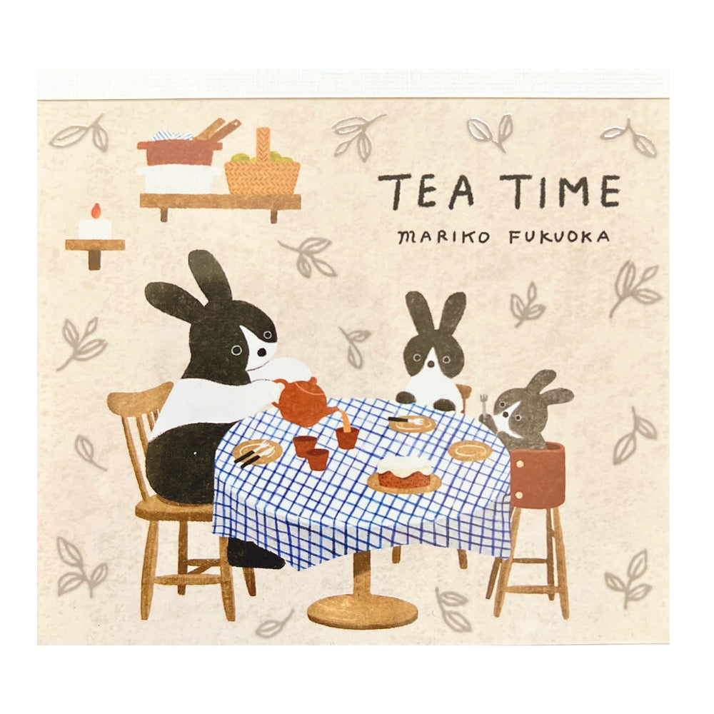 Mariko Fukuoka Block Memo Pad · Tea Time