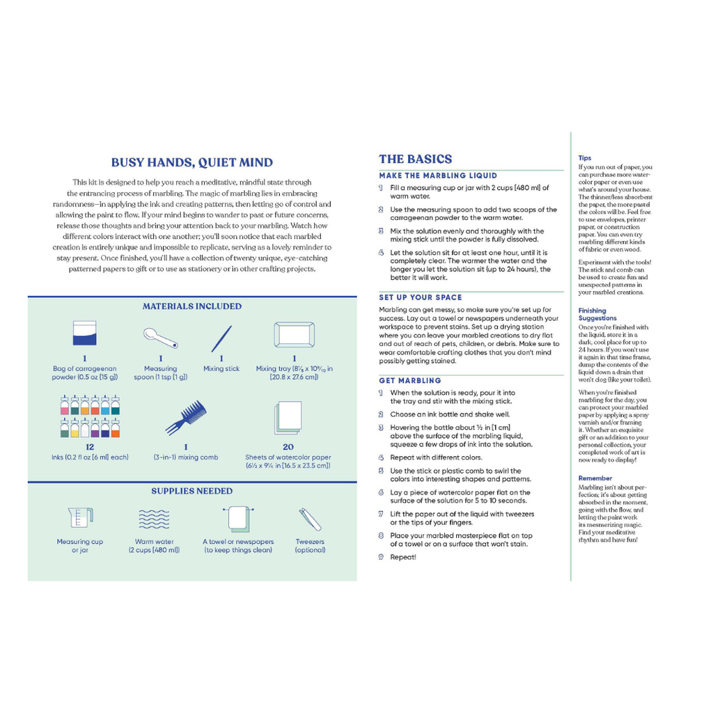 Mindful Marbling Kit