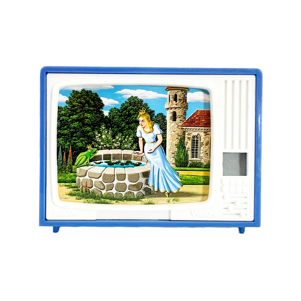 Mini Retro Television Reel Viewer Toy · Frog Prince in Multiple Colors