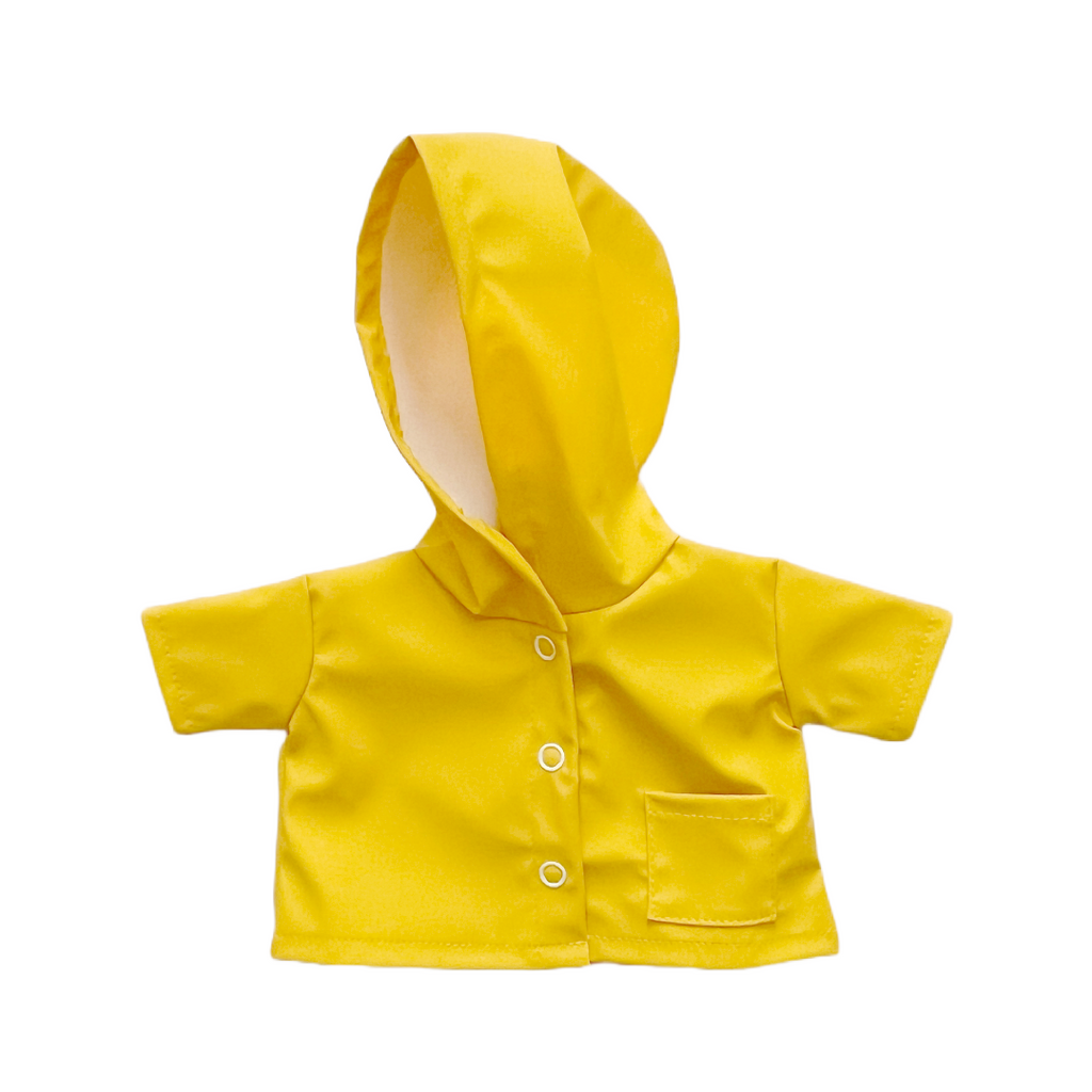 Minikane Bath Baby Doll Sized Yellow Waxed Cotton Raincoat