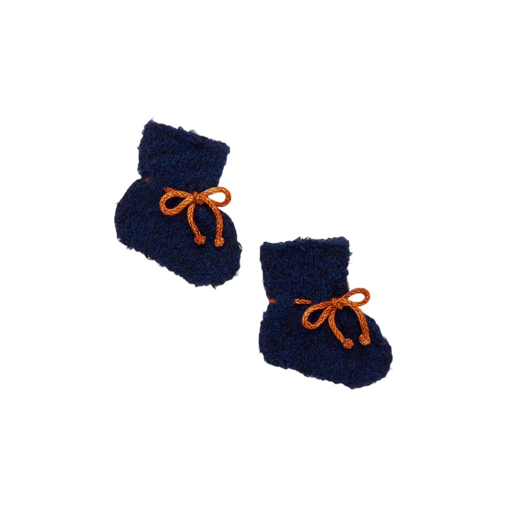 Misha and Puff Baby Teddy Booties · Ink