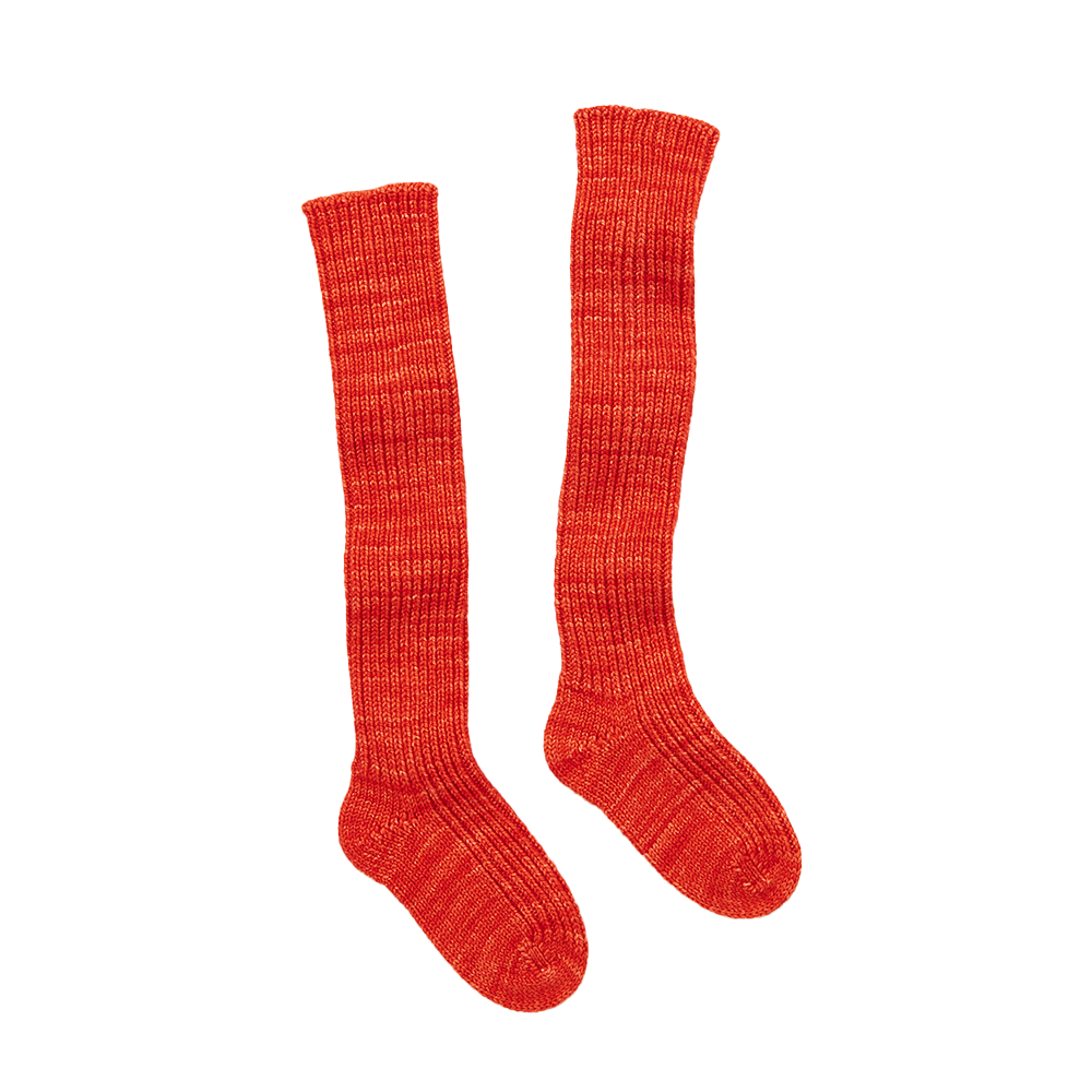 Misha and Puff Over-Knee Socks · Red Flame