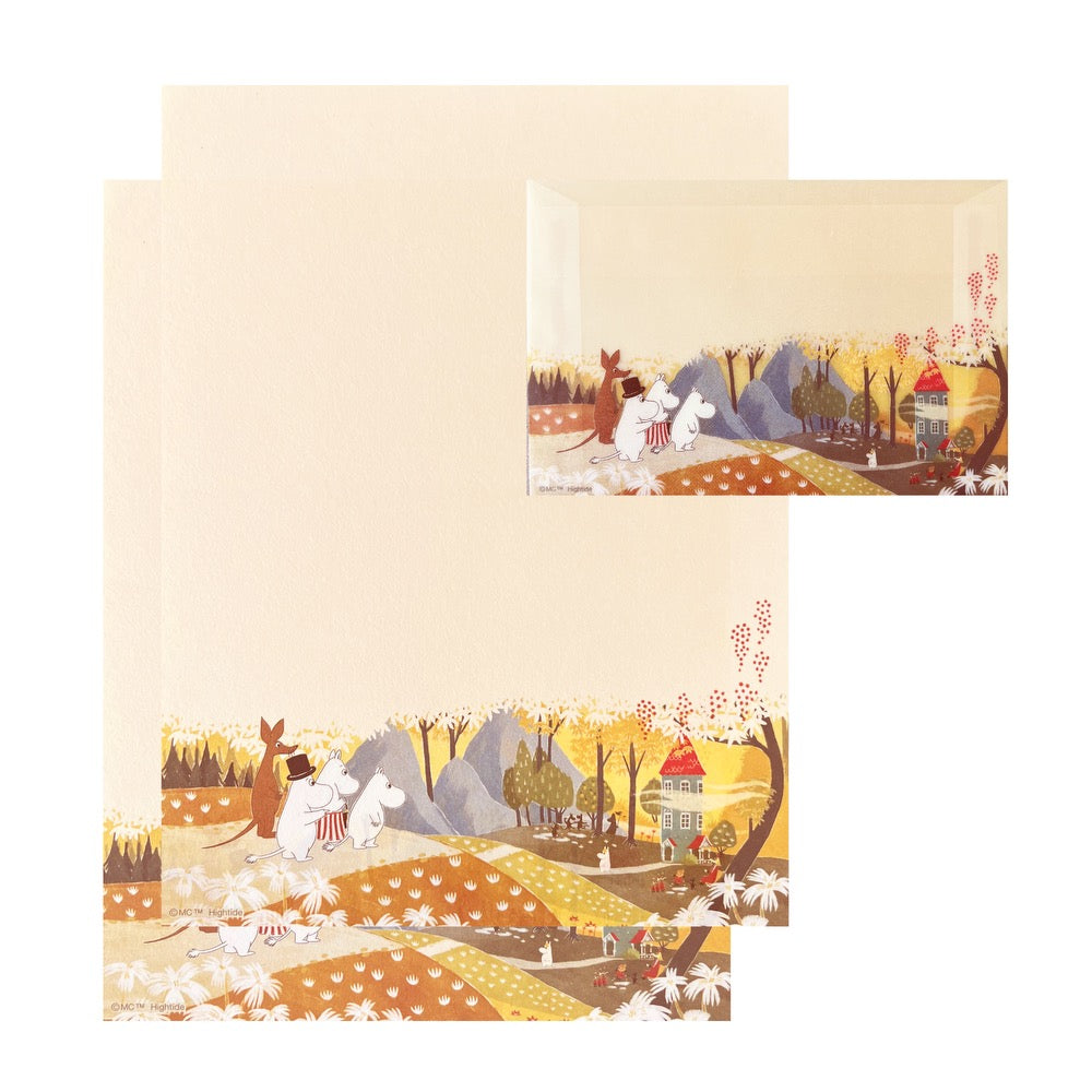 Moomin Translucent Letter Set · Yellow Valley