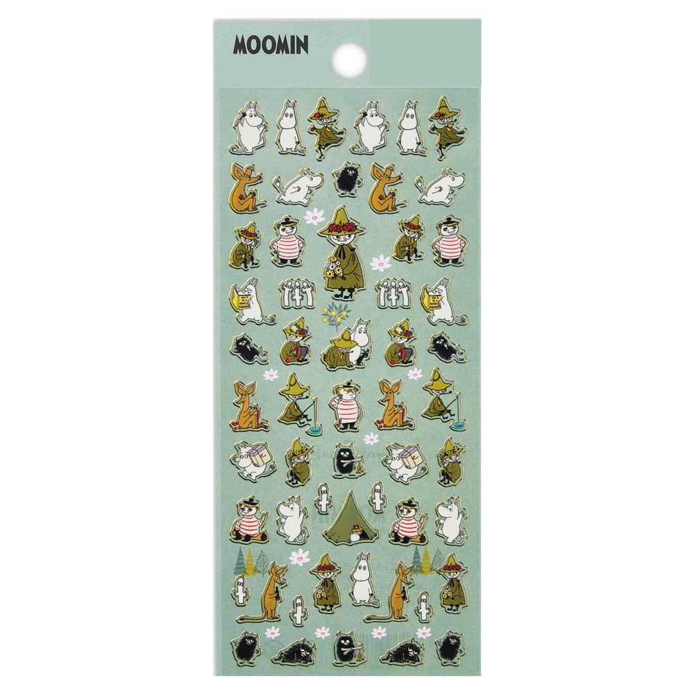 Moomin Tiny Goldfoil Sticker Sheets · Multiple Styles