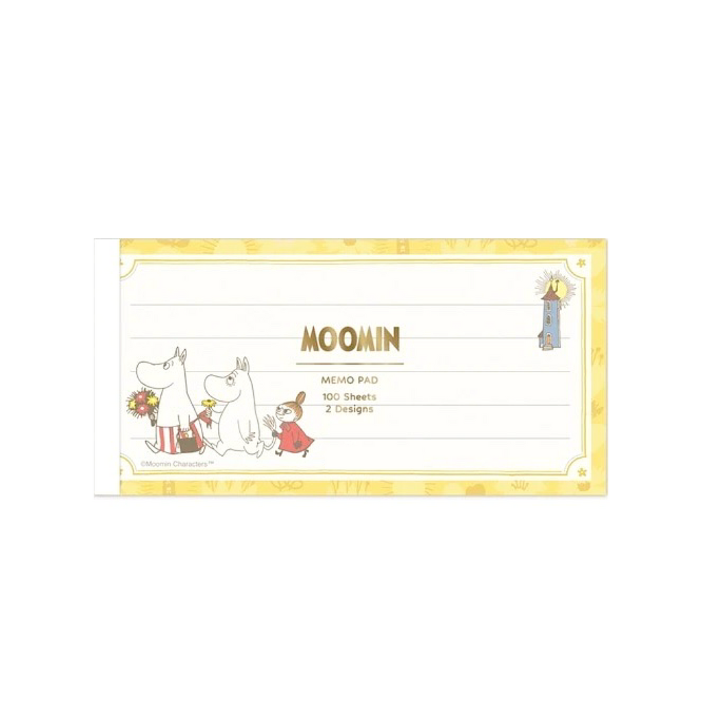 Moomin and Little My Memo Pad · Yellow