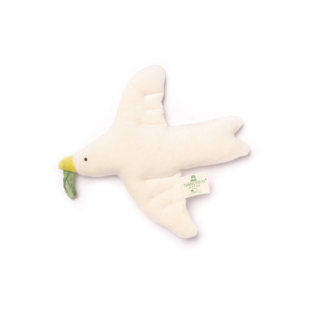 Nanchen Natur Organic Doll Rattle · Dove