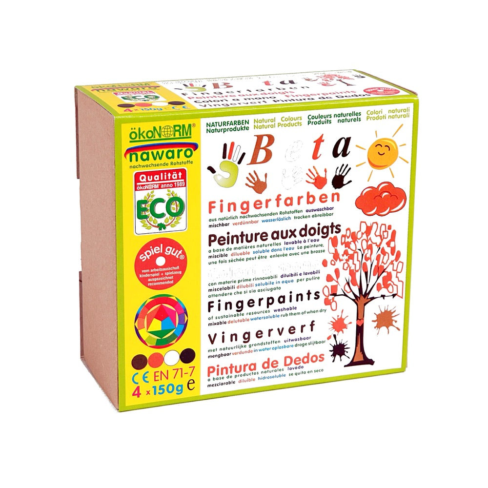 Okonorm Eco 4 Piece Autumn Finger Paint Set