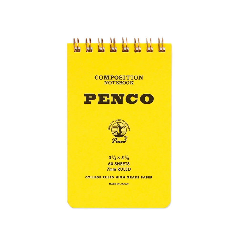 Penco Yellow Coil Notepad