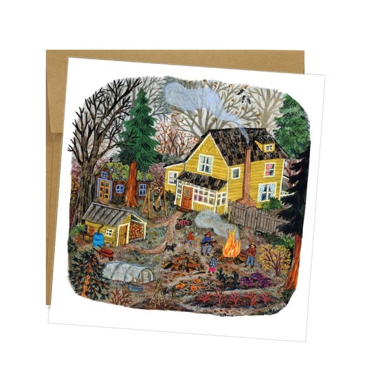 Phoebe Wahl Bonfire Greeting Card