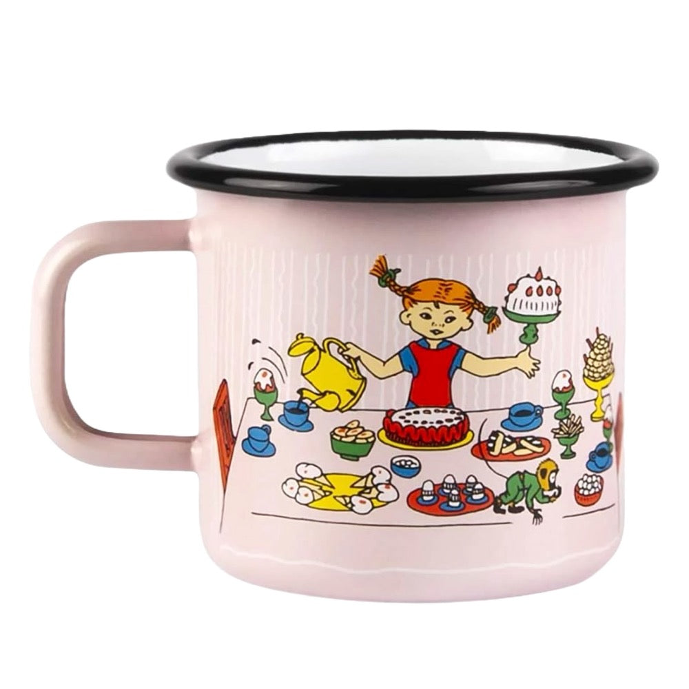 Pippi Longstocking Pink Birthday Mug