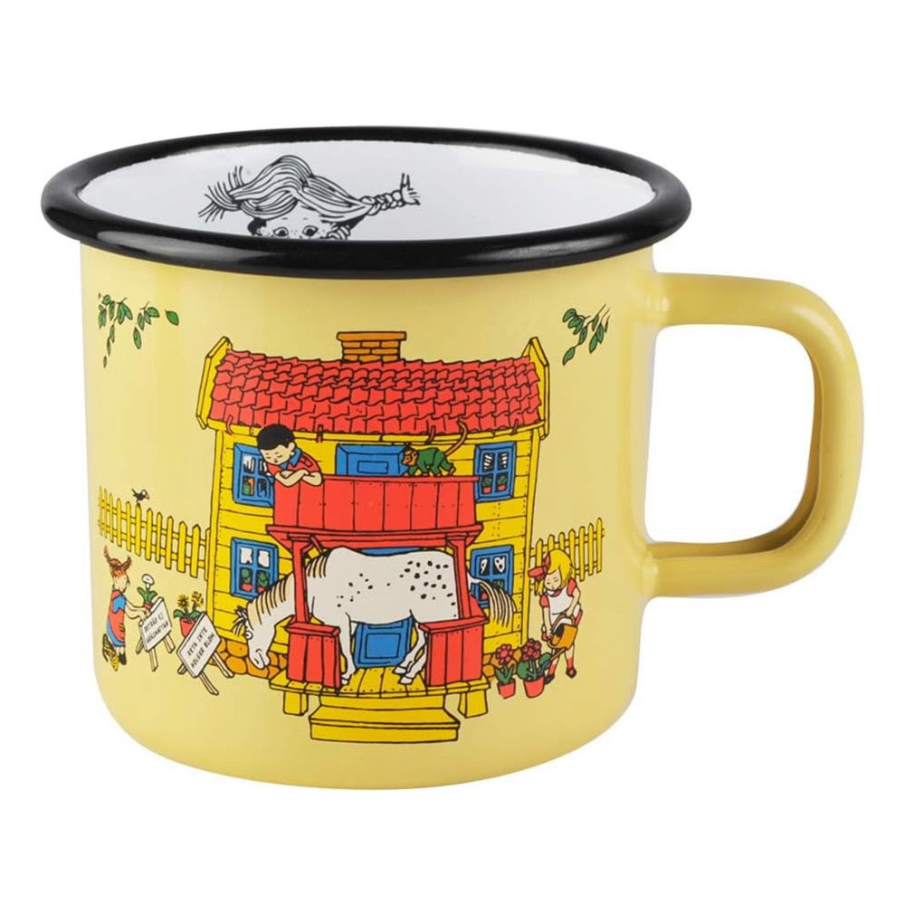 Pippi Longstocking Yellow Villa Villekulla Mug