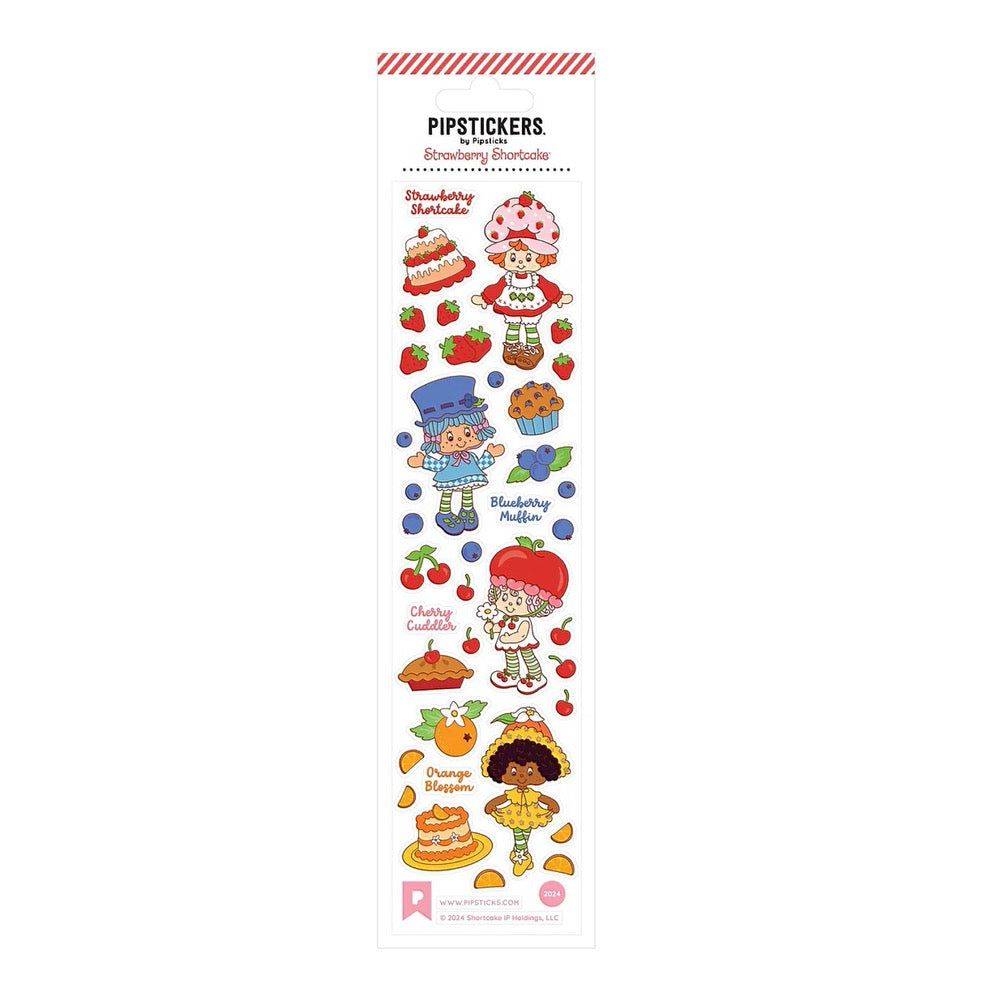 Pipstickers by Pipsticks Strawberry Shortcake Stickers · Dessert Darlings