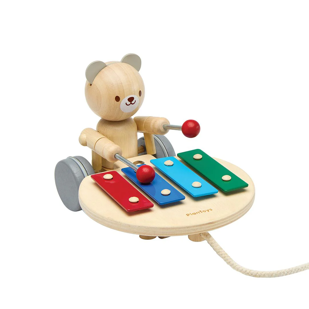 Plan Toys Pull Along Musical Bear