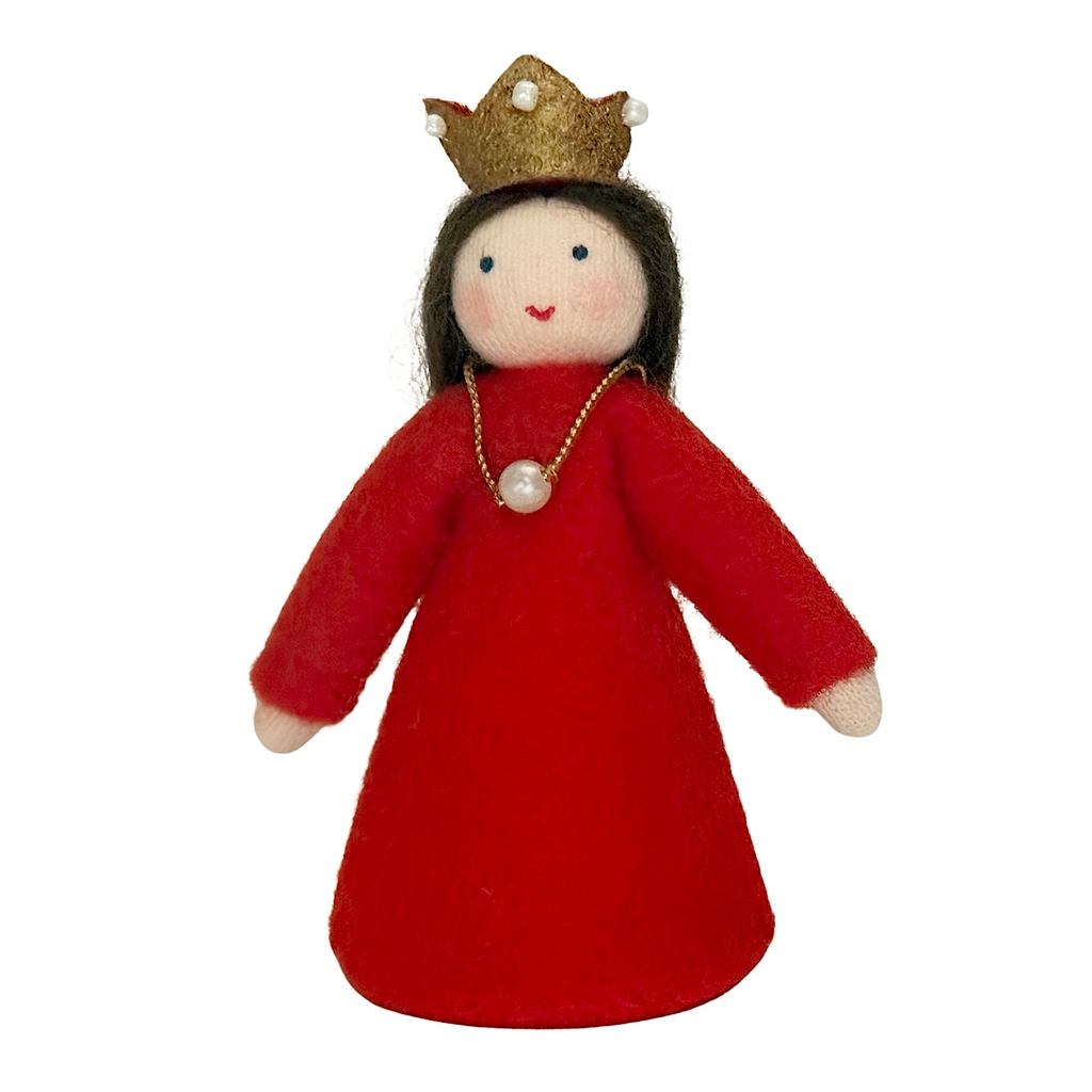 Princess in Red Dress · White
