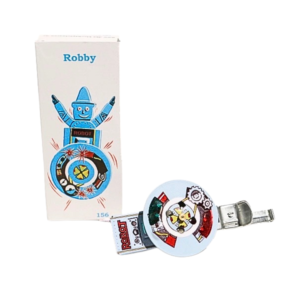 Retro Sparkling Spinning Toy · Robby the Robot