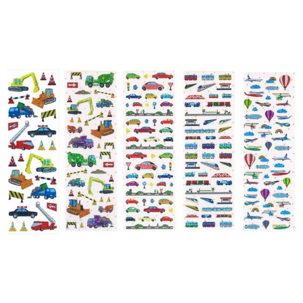 Retro Vehicle Hologram Stickers · Multiple Styles