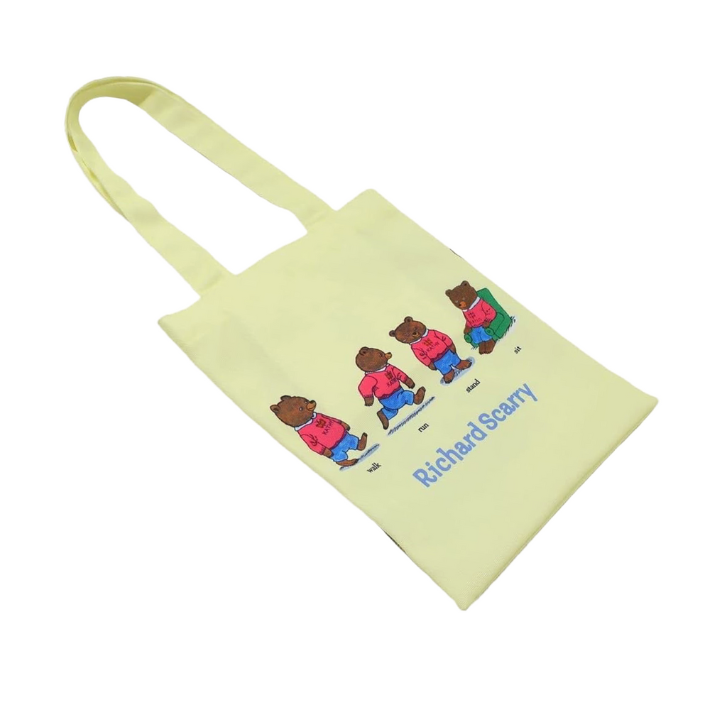 Richard Scarry Long Tote Bag · Buystown Bear Grocery Store