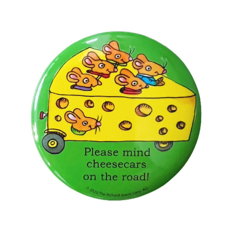 Richard Scarry Pin · Cheese Car