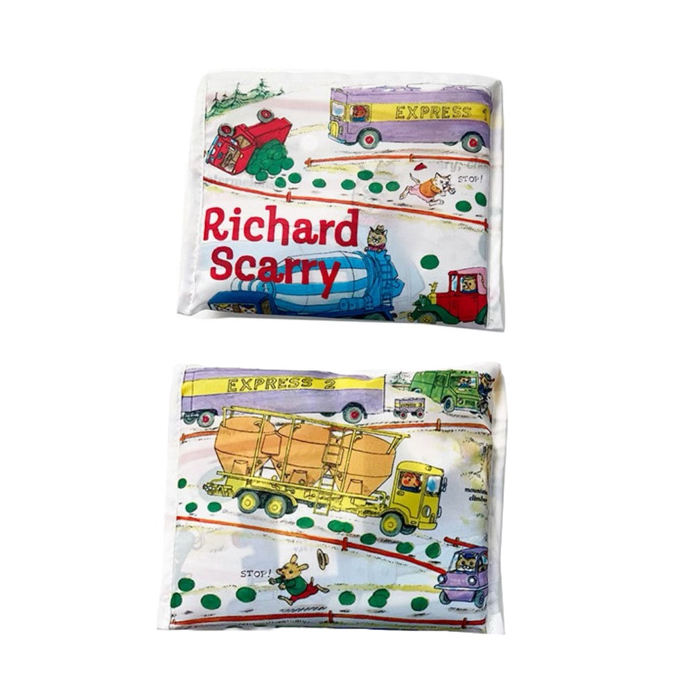 Richard Scarry Portable Shopping Bag · Rolling Watermelons and Ski School *Limited Edition