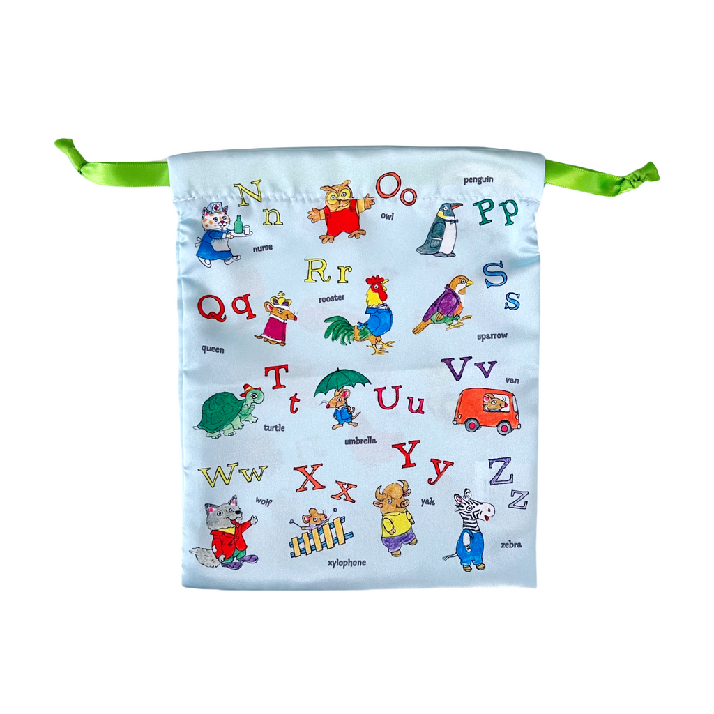Richard Scarry Small Drawstring Bag · ABC's  *Limited Edition