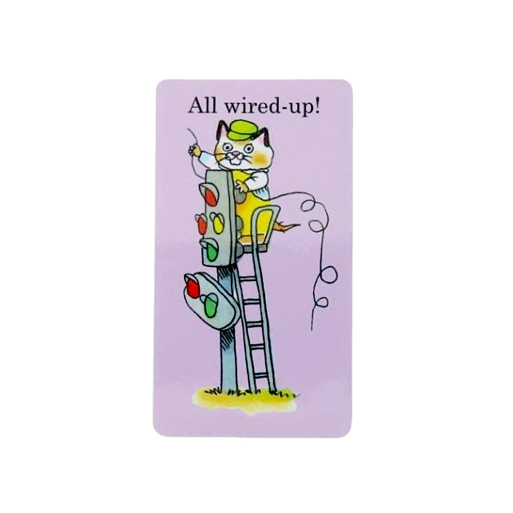 Richard Scarry Sticker · Traffic Light Repair