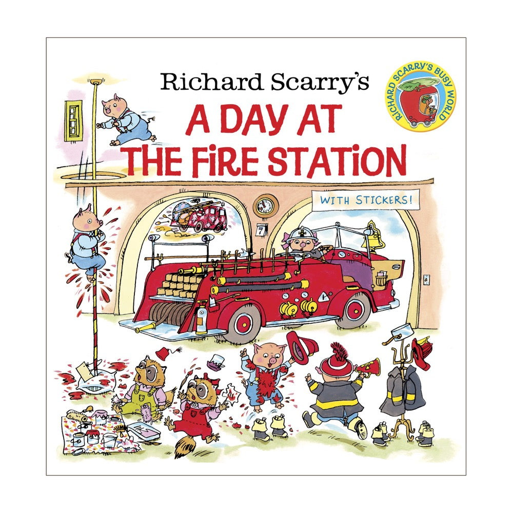 Richard Scarry's A Day at the Fire Station Paperback