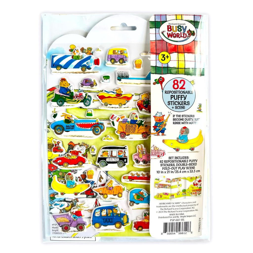 Richard Scarry's Busy World Puffy Sticker Play Set