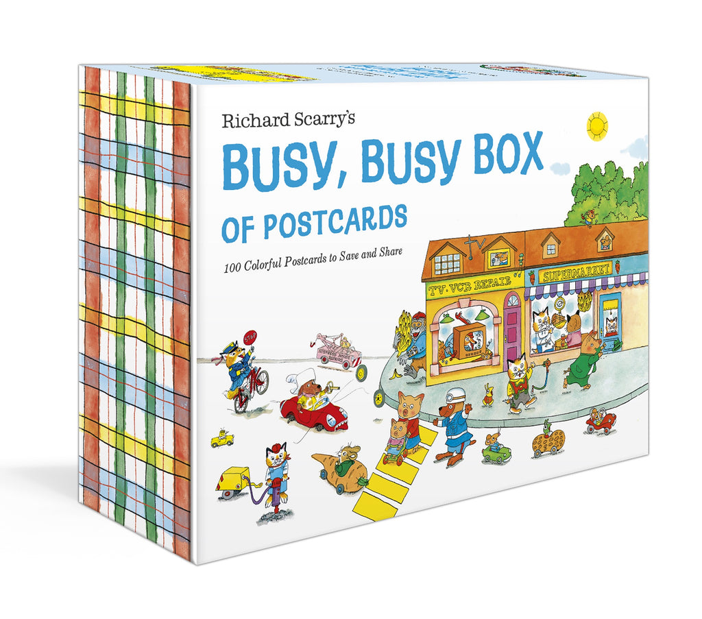 Richard Scarry's Busy, Busy Box of 100 Postcards