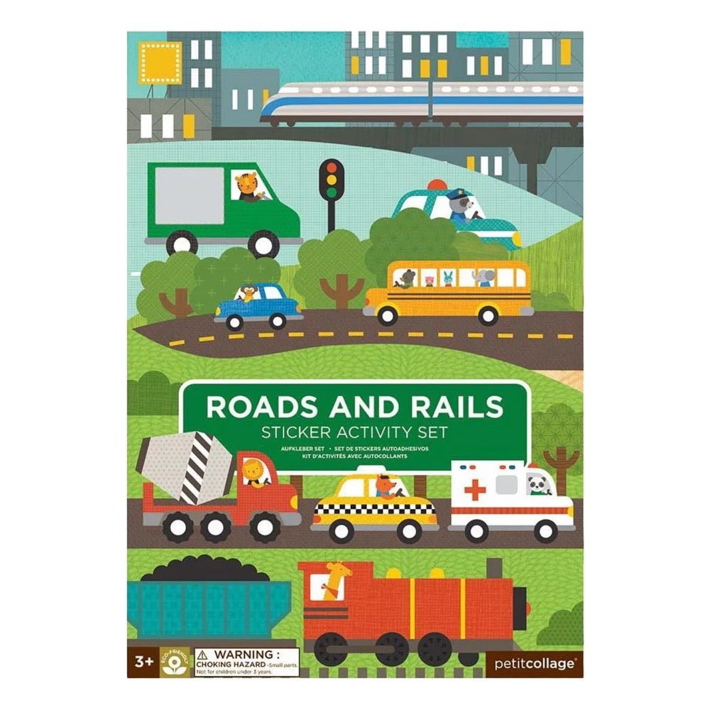 Roads and Rails Sticker Activity Set