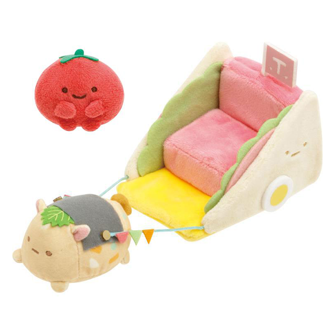 Sandwich Carriage Plush Toy Set