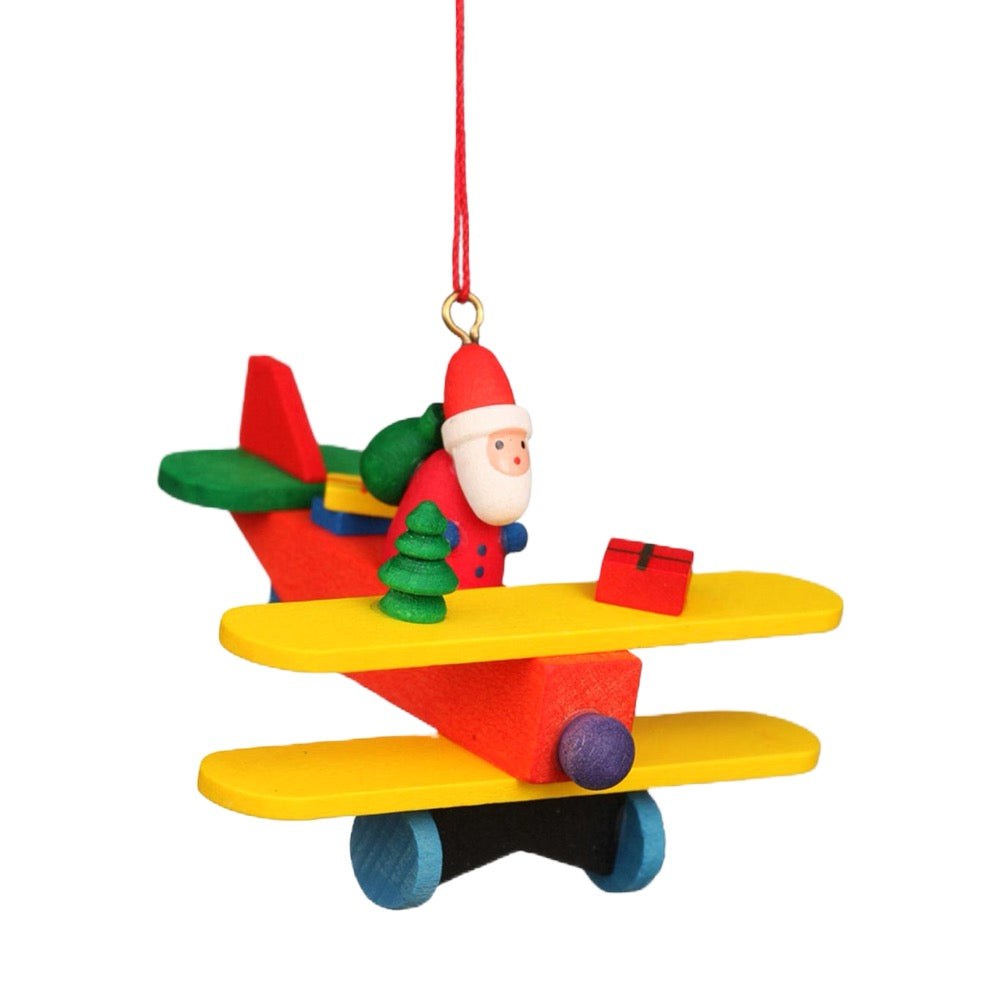 Santa's Plane Ride Ornament