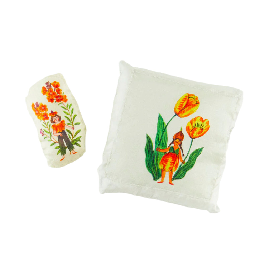 Sarah's Silks x Phoebe Wahl Tooth Fairy Pillow and Fairy Set · Green Wallflower