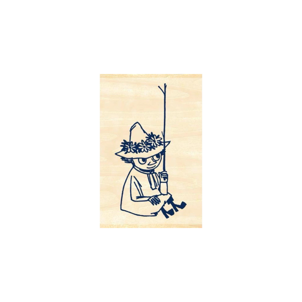 Snufkin Wooden Rubber Stamp