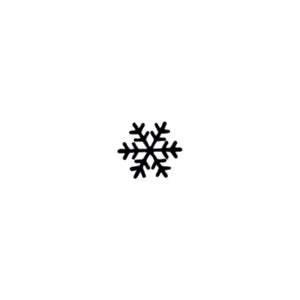 Teeny Tiny Rubber Stamp · Snowflake