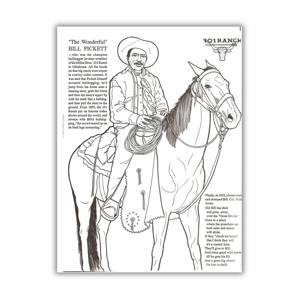 The Black Cowboy Coloring Book · Vintage Edition