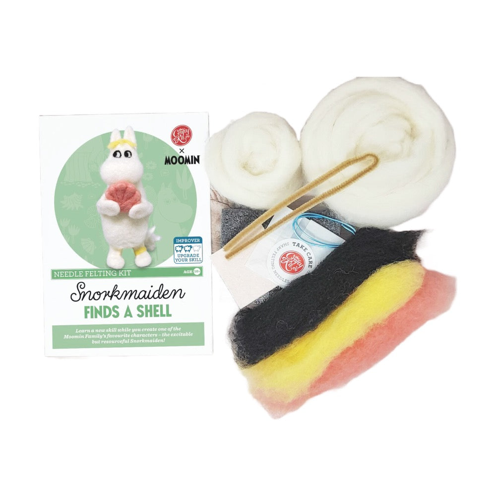 The Crafty Kit Company Snorkmaiden Finds A Shell Needle Felting Kit