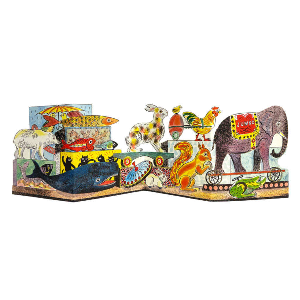 Tin Toys 3D Greeting Card by Emily Sutton · Polar Bear