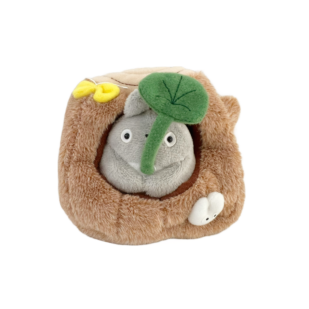 Totoro and Tree Stump Stuffed Toy Set