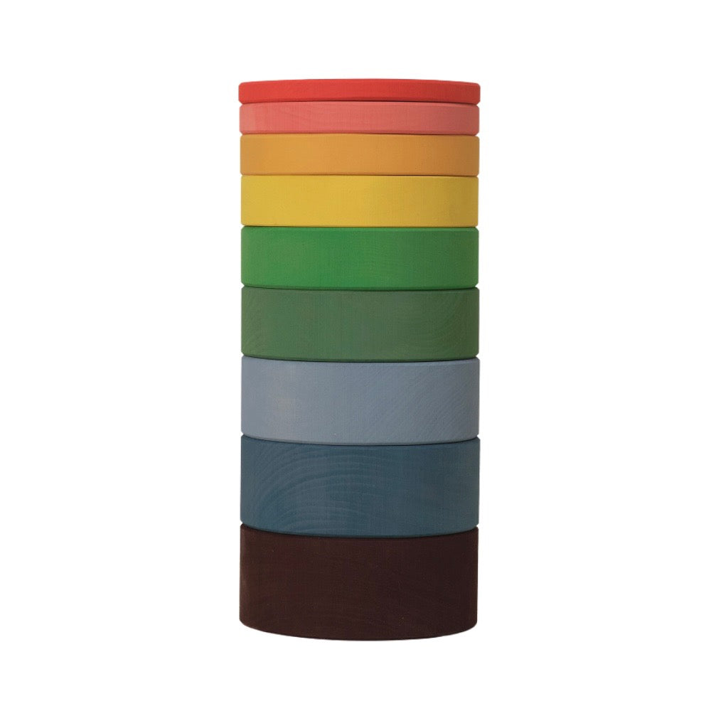 Toyto Round Wooden Stacking Tower