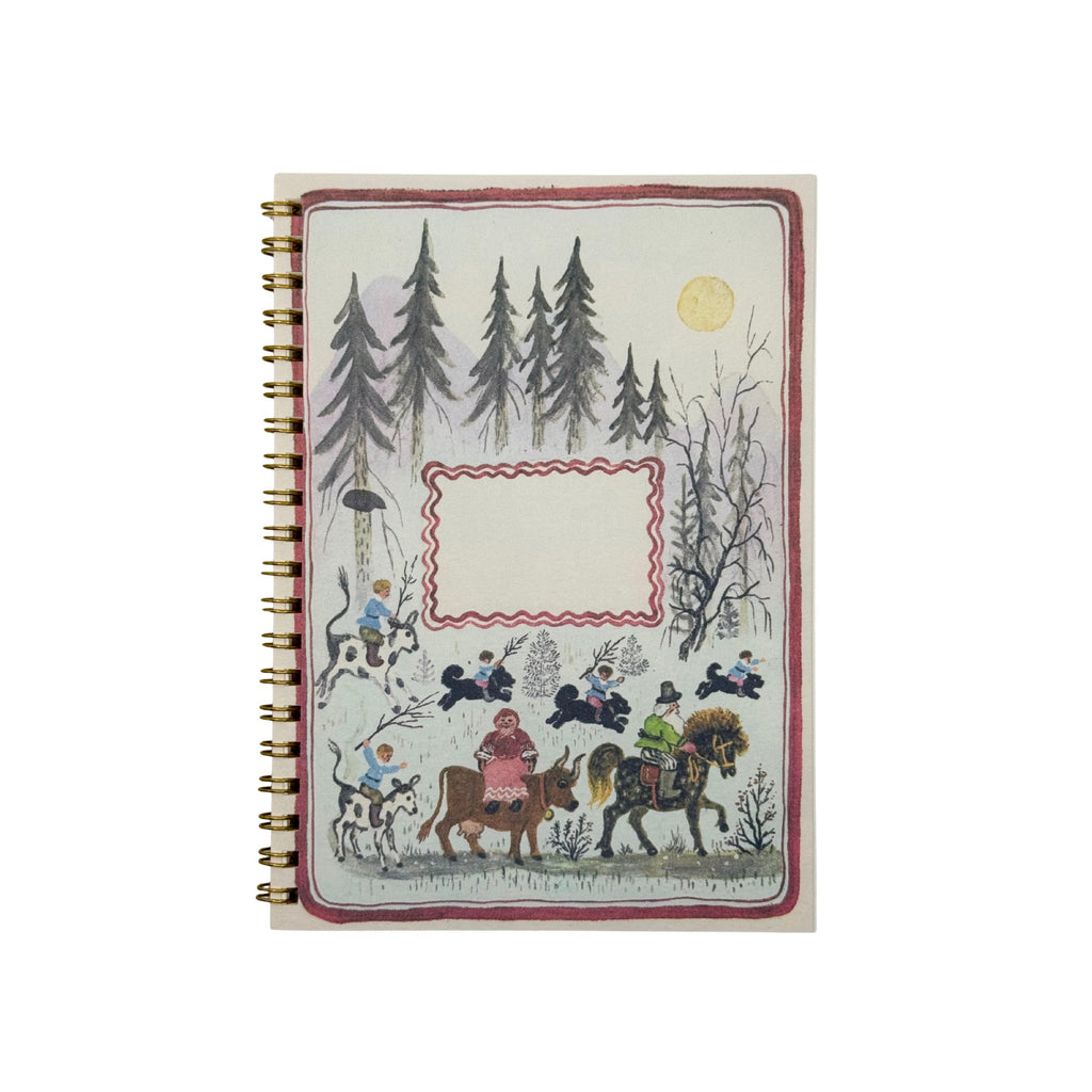 Parcel Folksy Forest Scene Notebook