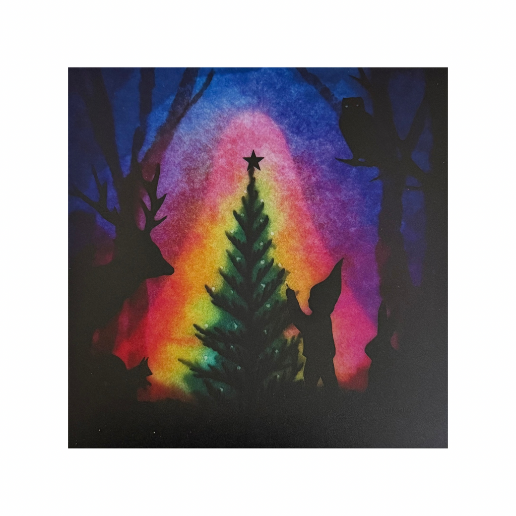 Toverlux Silhouette Insert · Vogel Geluk Christmas Tree