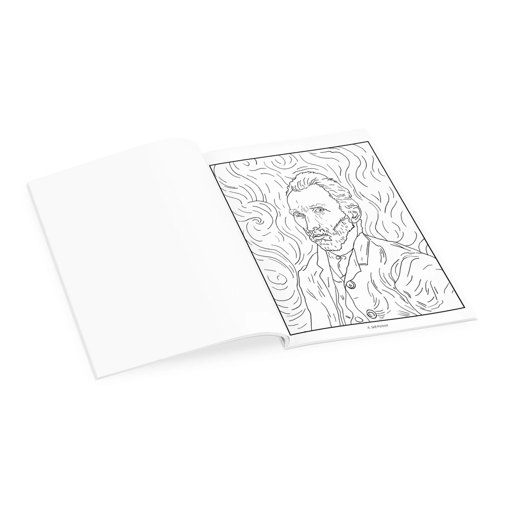 Vincent Van Gogh Coloring Book